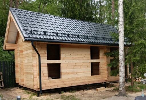 Баня из профилированного бруса Четверяково
